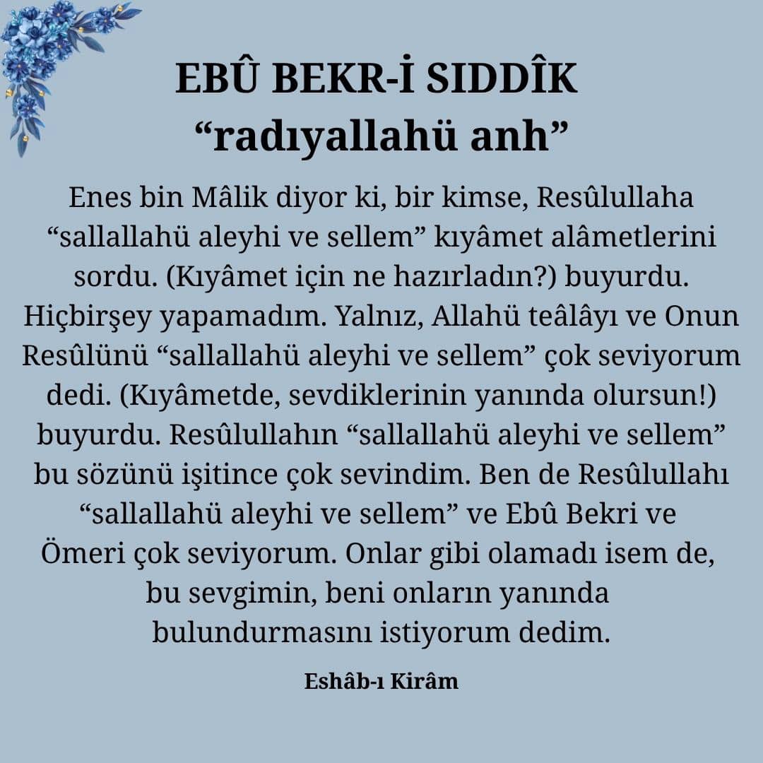 Ebu Bekr-i Sıddık (6)